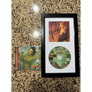 Taylor Swift The Life Of A Showgirl SIGNED CD #3 Framed CD Cover 100% authentic